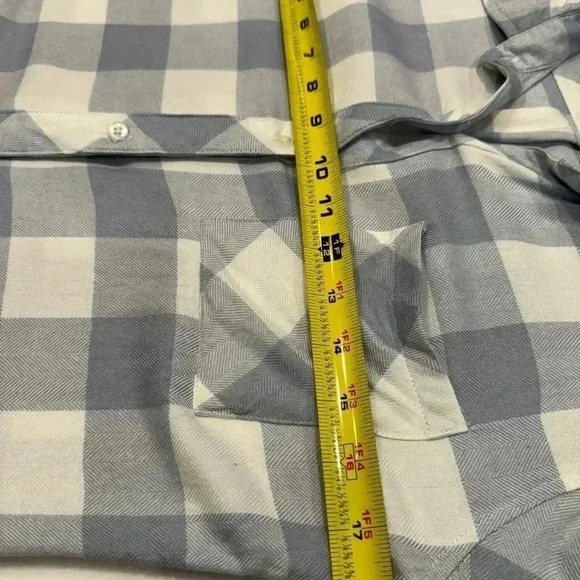 Rails women’s button down shirt light blue & ivory check size XS - Picture 3 of 9